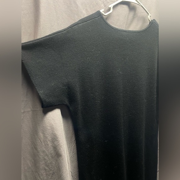 Pendleton Wool Short-Sleeve Sweater Dress - 37.5” Midi Knit Sheath Dress - Picture 5 of 8